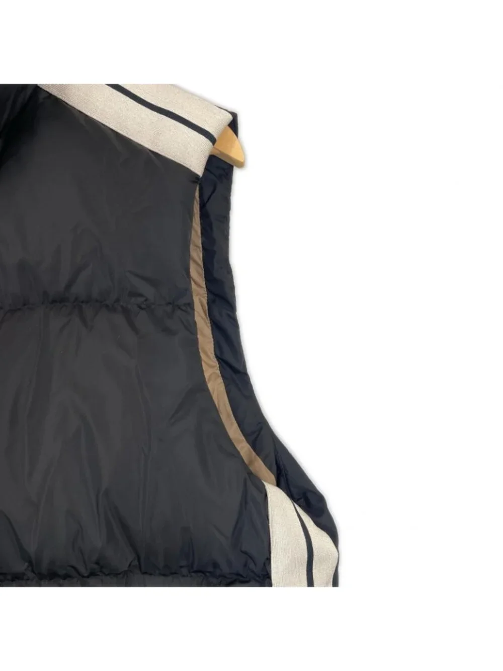 Moncler AW Down Vest Nylon Black